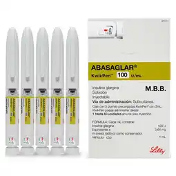 Farmacias Benavides 100 UI Insulina Glargina oferta