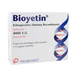 Farmacias Benavides 4000 UI Eritropoyetina Humana oferta