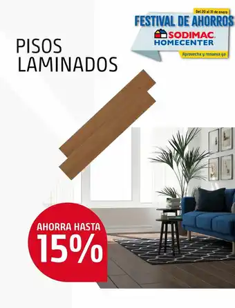Sodimac Homecenter Pisos laminados oferta