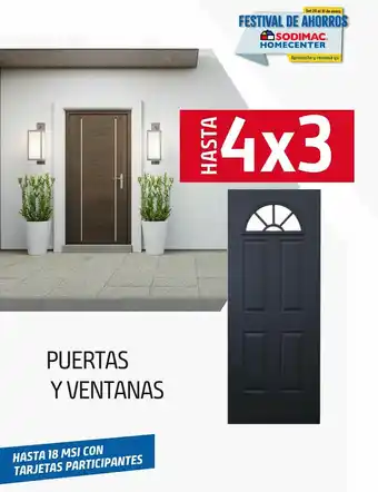 Sodimac Homecenter Puertas y ventanas oferta