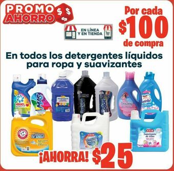 HEB Detergentes líquidos para ropa y suavizantes oferta