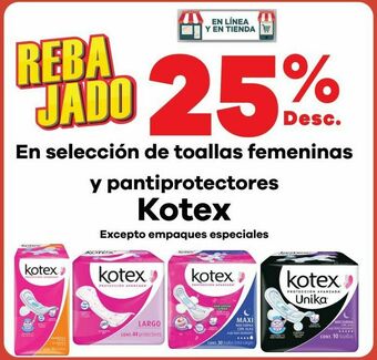 HEB Toallas femeninas oferta