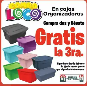 En cajas organizadoras