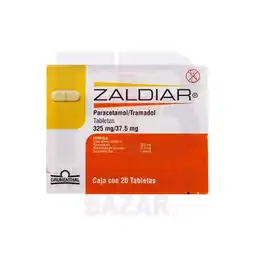 Farmacias Bazar ZALDIAR 37.5/325MG 20 TABLETAS oferta