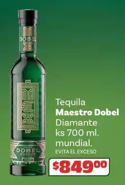 Soriana Híper Maestro dobel tequila diamante oferta