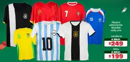 Soriana Híper Mundial playera selecciones cada una oferta