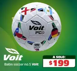 Soriana Híper Voit balón soccer no.5 oferta