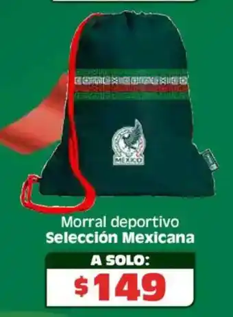 Selección mexicana morral deportivo