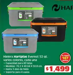 Soriana Híper Hartplas hielera everest oferta