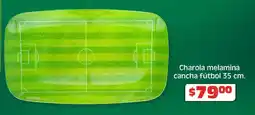 Soriana Híper Charola melamina cancha fútbol oferta