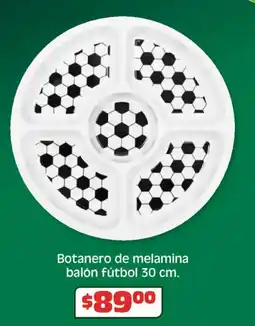 Soriana Híper Botanero de melamina balón fútbol oferta