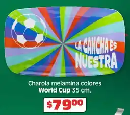 Soriana Híper World cup charola melamina colores oferta