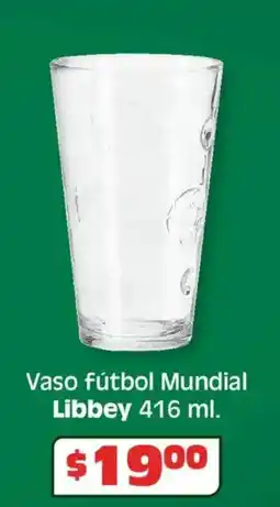 Soriana Híper Libbey vaso fútbol mundial oferta