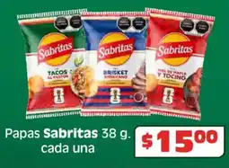 Soriana Híper Sabritas papas oferta
