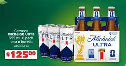 Soriana Híper Cerveza michelob ultra oferta