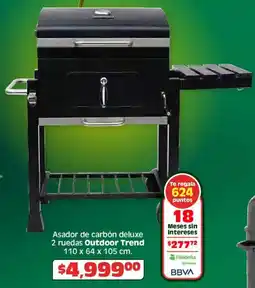 Soriana Híper Outdoor trend asador de carbón deluxe oferta