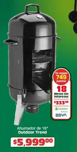 Soriana Híper Outdoor trend ahumador de 18" oferta