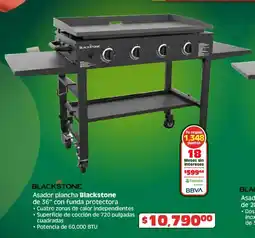 Soriana Híper Blackstone asador plancha de 36" con funda protectora oferta