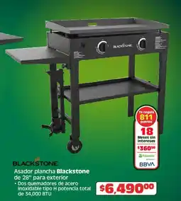 Soriana Híper Blackstone asador plancha de 28" para exterior oferta