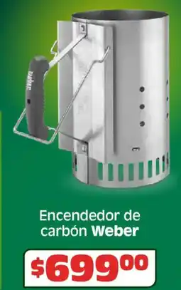 Soriana Híper Weber encendedor de carbón oferta