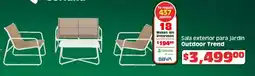 Soriana Híper Outdoor trend sala exterior para jardín oferta