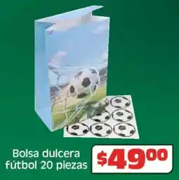 Soriana Híper Bolsa dulcera fútbol oferta