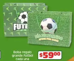 Soriana Híper Bolsa regalo grande fútbol cada una oferta