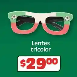 Soriana Híper Lentes tricolor oferta