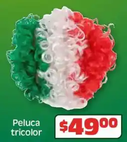 Soriana Híper Peluca tricolor oferta