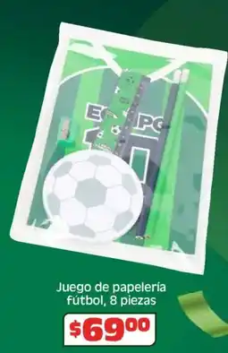 Soriana Híper Juego de papelería fútbol oferta