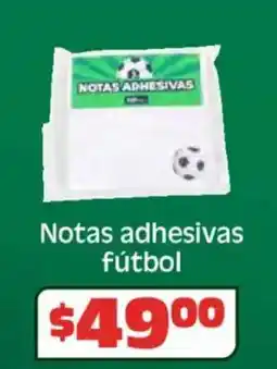 Soriana Híper Notas adhesivas fútbol oferta