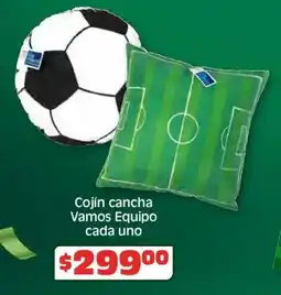 Soriana Híper Cojín cancha vamos equipo cada uno oferta
