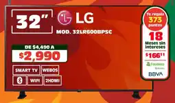 Soriana Híper Lg smart tv 32" webos oferta