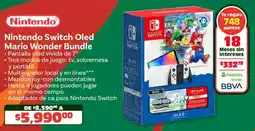 Soriana Híper Nintendo switch oled mario wonder bundle oferta