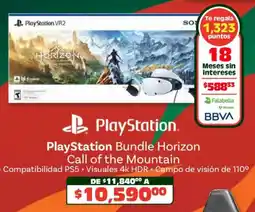 Soriana Híper Playstation bundle horizon call of the mountain oferta