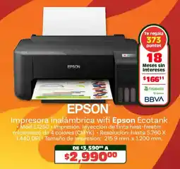 Soriana Híper Epson impresora inalámbrica wifi ecotank oferta