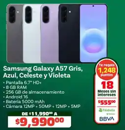 Soriana Híper Samsung galaxy A57 oferta