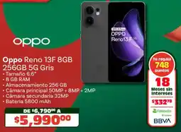 Soriana Híper Oppo reno 13F oferta