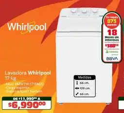 Soriana Híper Whirlpool lavadora oferta