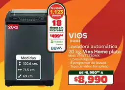 Soriana Híper Vios home lavadora automática oferta