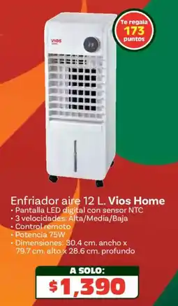 Soriana Híper Vios home enfriador aire oferta