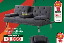 Soriana Híper Homestyle Design Sofá cama 24 oferta