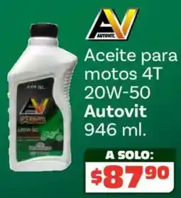Soriana Híper Autovit aceite para motos 4t oferta