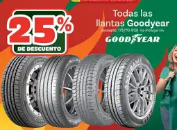Soriana Híper Goodyear todas las llantas oferta