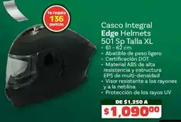 Soriana Híper Edge casco integral helmets oferta