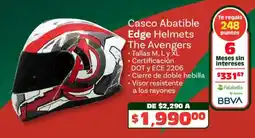 Soriana Híper Edge casco abatible helmets the avengers oferta