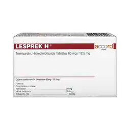 Farmacias Benavides 80 mg Telmisartán/12.5 mg Hidroclorotiazida oferta