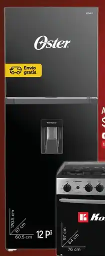 Chedraui Oster refrigerador oferta