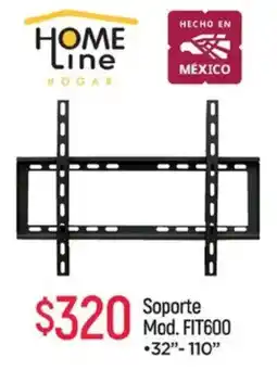 Chedraui Soporte •32"-110" oferta