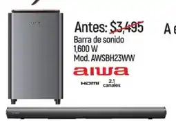Chedraui Aiwa barra de sonido oferta